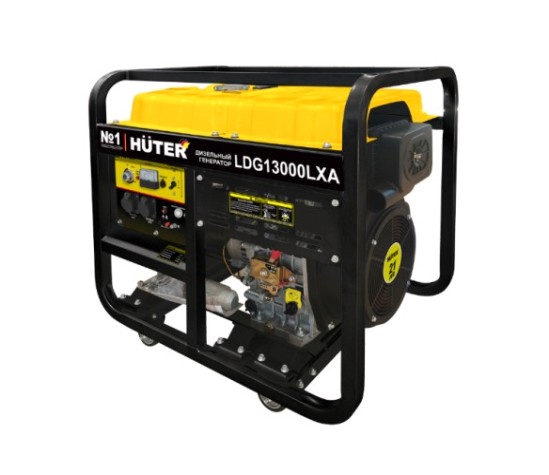 Электростанция дизельная с воздушным охлаждением HUTER LDG 13000LXA открытая [64/2/10]